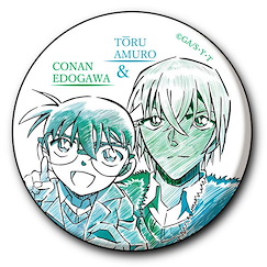 名偵探柯南 「江戶川柯南 + 安室透」Pencil Art 徽章 Pencil Art Can Badge Collection Conan Edogawa & Toru Amuro【Detective Conan】