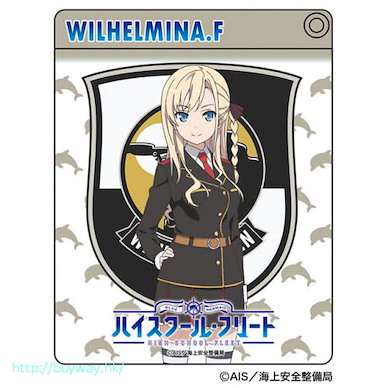 高校艦隊 「威廉明娜·布倫瑞克·英格諾爾·弗里德堡」證件套 Axia Character Pass Case Wilhelmina【High School Fleet】
