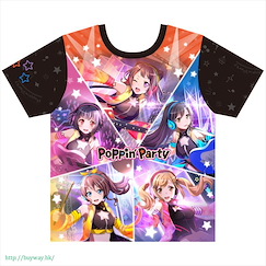 BanG Dream! (大碼)「Poppin'Party」全彩 T-Shirt Full Graphic T-Shirt (L Size)【BanG Dream!】