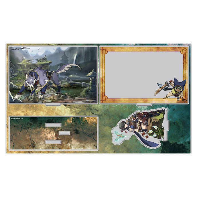 魔物獵人系列 : 日版 「魔物獵人 崛起」3 層 亞克力背景企牌