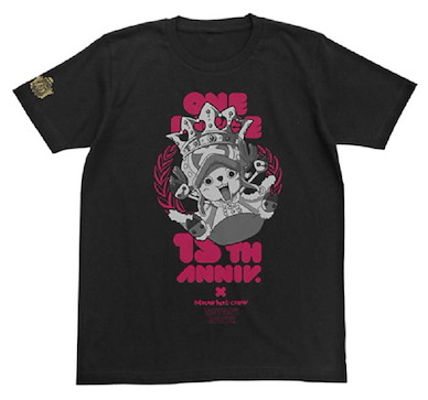 海賊王 (加大) 喬巴 15周年紀念 黑色 T-Shirt T-Shirt Chopper 15th Anniversary Black【One Piece】(Size: XLarge)