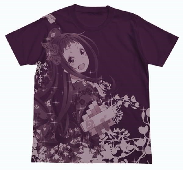 花舞少女 : 日版 (大碼) 笹目夜彌 紫色 T-Shirt