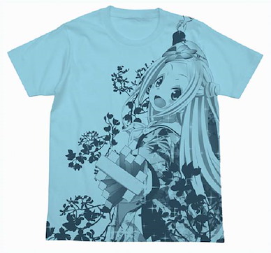 花舞少女 (中碼) 哈娜·N·芳婷史坦 水藍 T-Shirt T-Shirt Hana N. Fountainstand Aqua Blue【Hanayamata】(Size: Middle)
