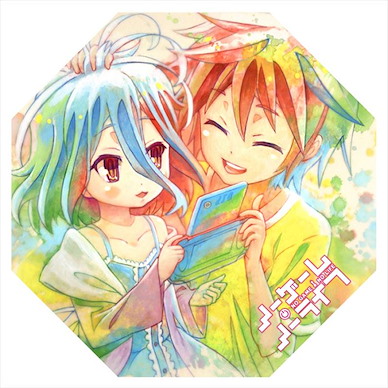 遊戲人生 空 & 白 桌面迷你傘 Sora & Shiro Desktop Mini Umbrella【No Game No Life】