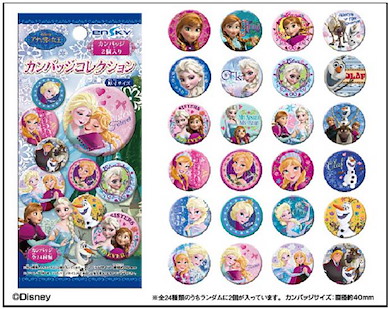 魔雪奇緣 圓形徽章 (1 盒 12 小包) Can Badge Collection【Frozen】(12 Packs)
