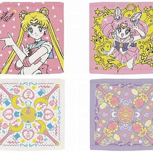 美少女戰士 一番賞 G 賞 小手帕 (1 套 4 款) Ichiban Kuji Prize G Mini Towel【Sailor Moon】(4 Pieces)