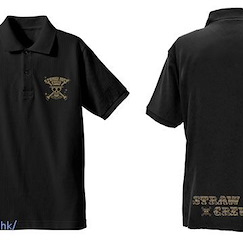海賊王 (加大) FILM GOLD 黑色 Polo Shirt Polo Shirt / BLACK - XL【One Piece】
