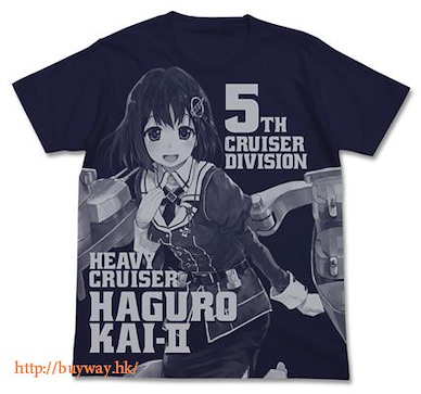 艦隊 Collection -艦Colle- (細碼)「羽黑改二」T-Shirt 藍色 Haguro Kai-II All Print T-Shirt / NAVY - S【Kantai Collection -KanColle-】