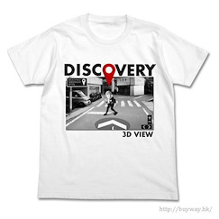 搖曳露營△ : 日版 (大碼)「各務原撫子」3DVIEW 白色 T-Shirt