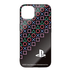 PlayStation 「PlayStation」Logo iPhone [13, 14] 強化玻璃 手機殼 Tempered Glass iPhone Case for PlayStation Shapes Logo /13.14【PlayStation】