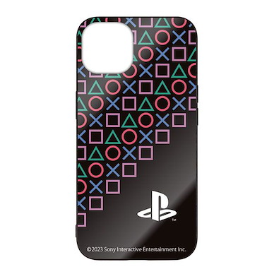 PlayStation 「PlayStation」Logo iPhone [13, 14] 強化玻璃 手機殼 Tempered Glass iPhone Case for PlayStation Shapes Logo /13.14【PlayStation】
