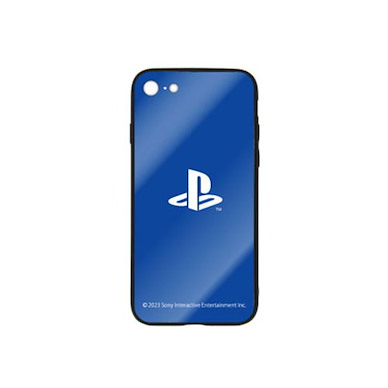 PlayStation 「PlayStation」Logo 藍色 iPhone [7, 8, SE] (第2代) 強化玻璃 手機殼 Tempered Glass iPhone Case for PlayStation /7.8.SE (2nd Gen.)【PlayStation】