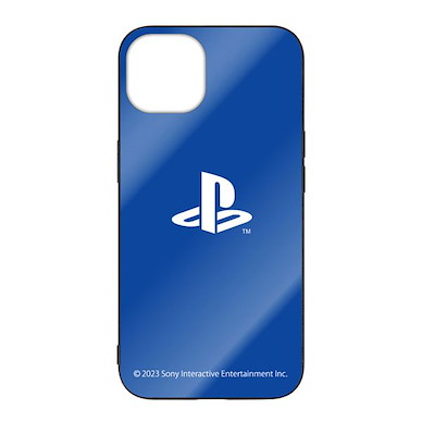 PlayStation 「PlayStation」Logo 藍色 iPhone [13, 14] 強化玻璃 手機殼 Tempered Glass iPhone Case for PlayStation /13.14【PlayStation】