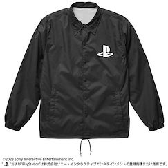PlayStation (加大)「PlayStation」黑色 外套 Coach Jacket for PlayStation/BLACK-XL【PlayStation】