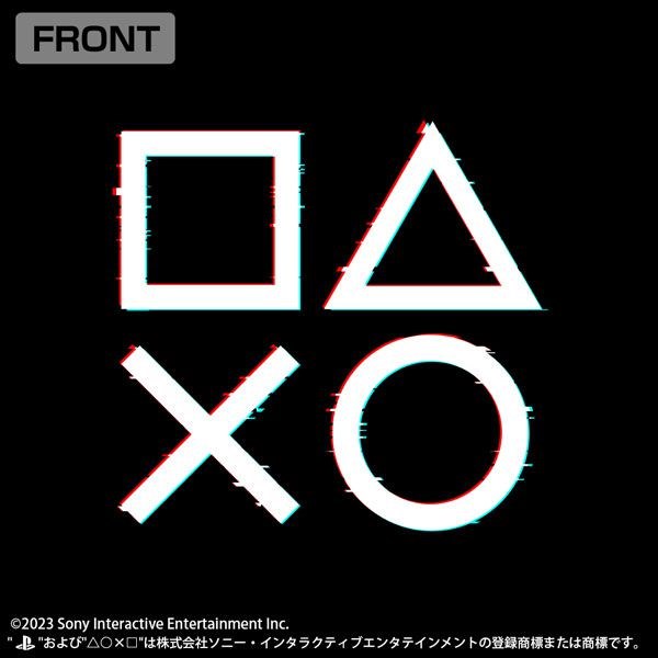 PlayStation : 日版 (中碼)「△○×□」黑色 T-Shirt