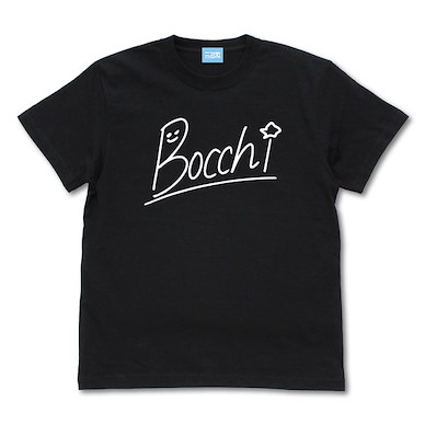 孤獨搖滾 (細碼)「後藤一里」Bocchi 黑色 T-Shirt Bocchi-chan's Autograph T-Shirt /BLACK-S【Bocchi the Rock!】