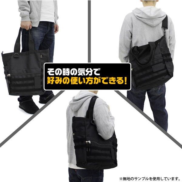 機動戰士高達系列 : 日版 「MSZ-006 Z高達」黑色 多功能 手提袋