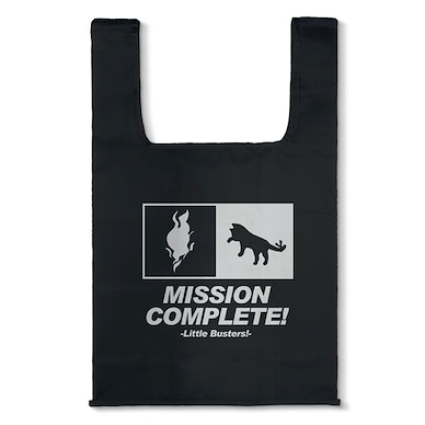 校園剋星！ 「MISSION COMPLETE!」黑色 購物袋 Eco Bag /BLACK【Little Busters!】