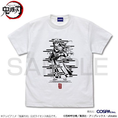 鬼滅之刃 (大碼)「時透無一郎」白色 T-Shirt Anime Muichiro Tokito T-Shirt /WHITE-L【Demon Slayer: Kimetsu no Yaiba】