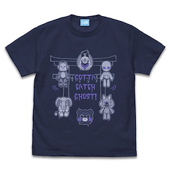 黑暗集會 (大碼)「替身傀儡」藍紫色 T-Shirt Cursed Spirit Plush T-Shirt /INDIGO-L【Dark Gathering】