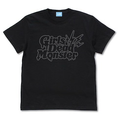 天使的脈動 (加大)「Girls Dead Monster」黑色 T-Shirt Girls Dead Monster T-Shirt /BLACK-XL【Angel Beats!】