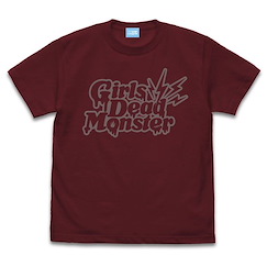 天使的脈動 (大碼)「Girls Dead Monster」酒紅色 T-Shirt Girls Dead Monster T-Shirt /BURGUNDY-L【Angel Beats!】
