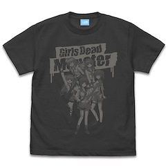 天使的脈動 (加大)「Girls Dead Monster Concert」墨黑色 T-Shirt Girls Dead Monster Concert T-Shirt /SUMI-XL【Angel Beats!】