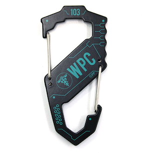 PSYCHO-PASS 心靈判官 劇場版 PSYCHO-PASS 心靈判官 PROVIDENCE 公安局 黑色 S型 登山扣 "PROVIDENCE" Public Safety Bureau S-shaped Carabiner /BLACK【Psycho-Pass】