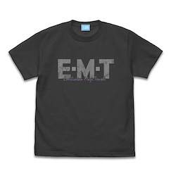 Re：從零開始的異世界生活 : 日版 (大碼)「艾米莉婭」E・M・T Ver. 2.0 墨黑色 T-Shirt