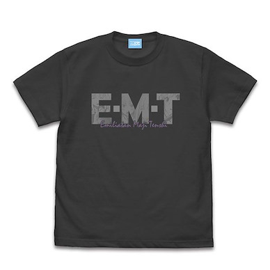 Re：從零開始的異世界生活 (大碼)「艾米莉婭」E・M・T Ver. 2.0 墨黑色 T-Shirt E,M,T T-Shirt Ver.2.0 /SUMI-L【Re:Zero】