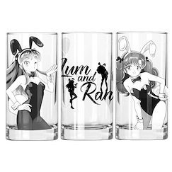 山T女福星 「阿琳 + 小蘭」兔女郎 Ver. 玻璃杯 TV Anime New Illustration Lum & Ran Glass【Urusei Yatsura】