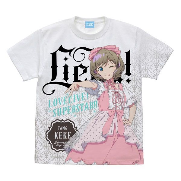 LoveLive! Superstar!! : 日版 (細碼)「唐可可」Lolita Fashion Ver. 全彩 白色 T-Shirt