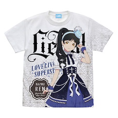 LoveLive! Superstar!! (加大)「葉月戀」Lolita Fashion Ver. 全彩 白色 T-Shirt New Illustration Ren Hazuki Full Graphic T-Shirt Lolita Fashion Ver. /WHITE-XL【Love Live! Superstar!!】