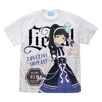 LoveLive! Superstar!! (中碼)「葉月戀」Lolita Fashion Ver. 全彩 白色 T-Shirt New Illustration Ren Hazuki Full Graphic T-Shirt Lolita Fashion Ver. /WHITE-M【Love Live! Superstar!!】
