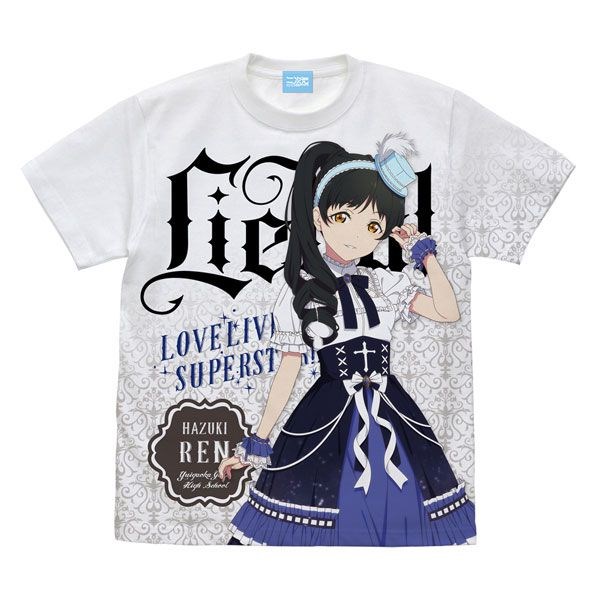 LoveLive! Superstar!! : 日版 (細碼)「葉月戀」Lolita Fashion Ver. 全彩 白色 T-Shirt