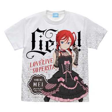 LoveLive! Superstar!! (中碼)「米女芽衣」Lolita Fashion Ver. 全彩 白色 T-Shirt New Illustration Mei Yoneme Full Graphic T-Shirt Lolita Fashion Ver. /WHITE-M【Love Live! Superstar!!】