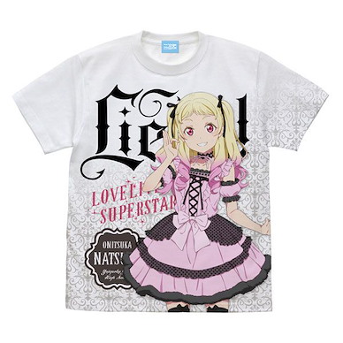 LoveLive! Superstar!! (中碼)「鬼塚夏美」Lolita Fashion Ver. 全彩 白色 T-Shirt New Illustration Natsumi Onitsuka Full Graphic T-Shirt Lolita Fashion Ver. /WHITE-M【Love Live! Superstar!!】