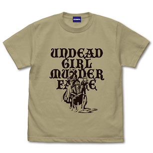 不死少女的謀殺鬧劇 (加大) 深卡其色 T-Shirt T-Shirt /SAND KHAKI-XL【Undead Girl Murder Farce】