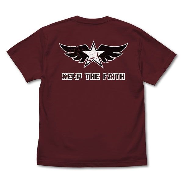 拳皇系列 : 日版 (中碼)「Rock Howard」拳皇XV 酒紅色 T-Shirt