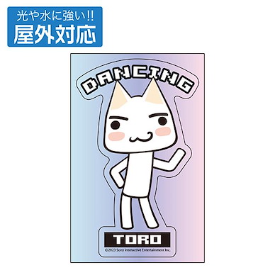 井上多樂 「井上多樂」DANCING 室外對應 貼紙 (10.9cm × 6.7cm) Dancing Toro Outdoor Sticker【Toro Inoue】