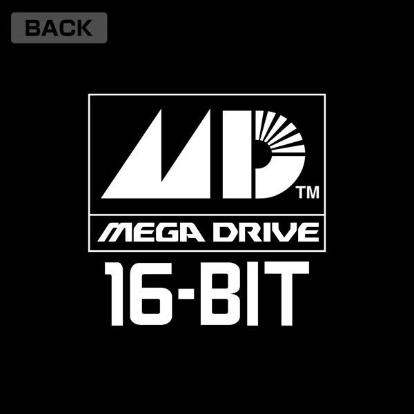 Mega Drive : 日版 (中碼)「MEGA DRIVE」LOGO 黑色 T-Shirt