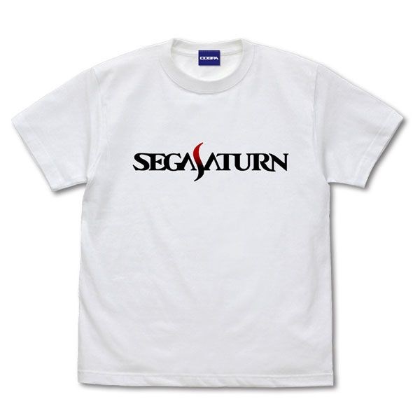 世嘉土星 : 日版 (細碼)「SEGA SATURN」Ver.2.0 白色 T-Shirt