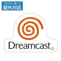 Dreamcast (DC) : 日版 「Dreamcast」室外對應 貼紙 (8cm × 11cm)