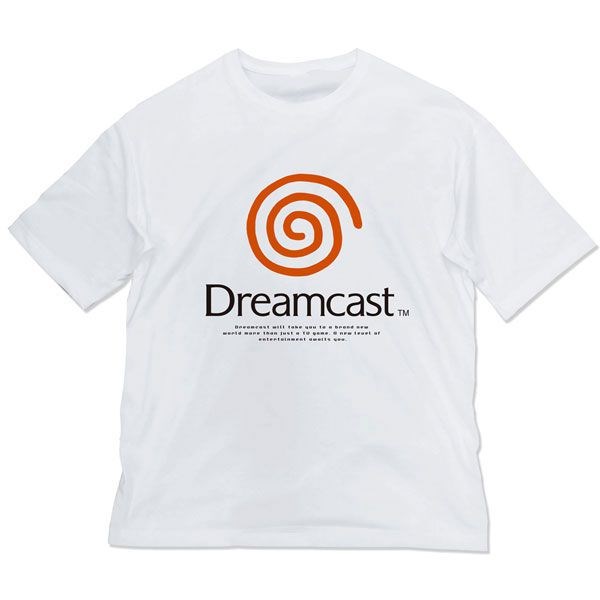 Dreamcast (DC) : 日版 (大碼)「Dreamcast」寬鬆 白色 T-Shirt