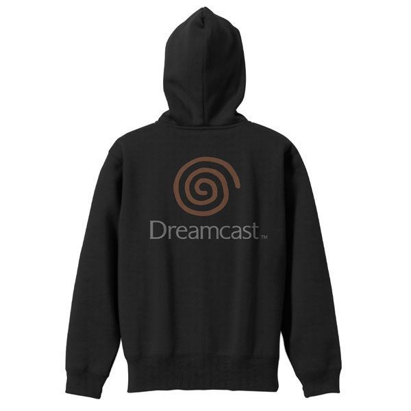 Dreamcast (DC) : 日版 (大碼)「Dreamcast」黑色 連帽拉鏈外套