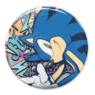 超音鼠 「超音鼠」塗鴉 Ver. 65mm 徽章 Sonic 65mm Can Badge GraffitiVer.【Sonic the Hedgehog】