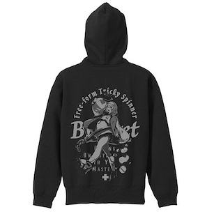 罪惡裝備系列 (加大)「布莉姬」黑色 連帽拉鏈外套 Guilty Gear -STRIVE- Bridget Zip Hoodie /BLACK-XL【Guilty Gear Series】