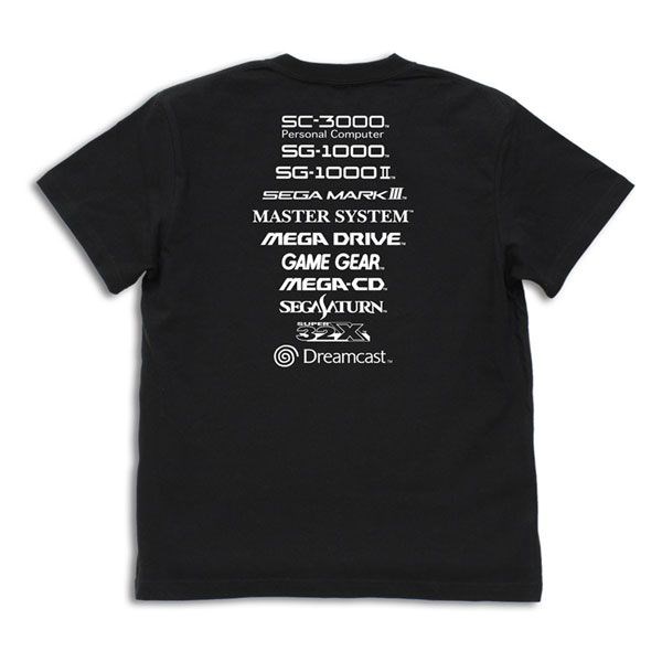 異世界歸來的舅舅 : 日版 (細碼)「SEGAのハードを選んだ人間」黑色 T-Shirt