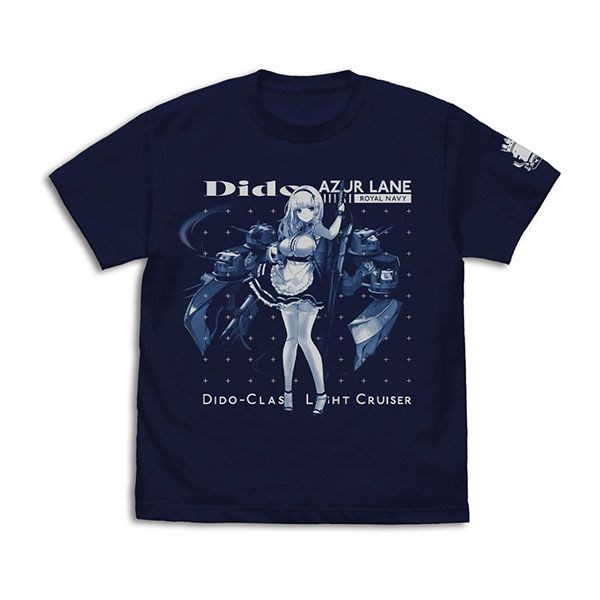 碧藍航線 : 日版 (加大)「黛朵」深藍色 T-Shirt
