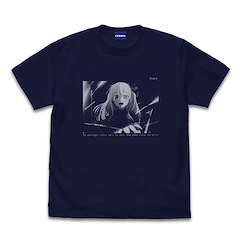 我推的孩子 (加大)「露比」B小町 首次演出 深藍色 T-Shirt Ruby Photo Graphic T-Shirt /NAVY-XL【Oshi no Ko】